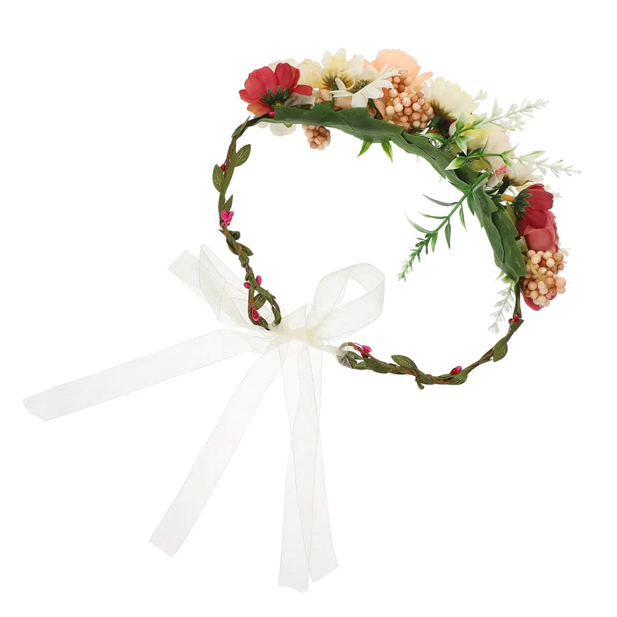UPKOCH Collare di Fiori per Cani e Gatti per Matrimoni ed Eventi, Design Regolabile Delicato ed Elegante, Accessorio Portatile per Feste e Occasioni Speciali