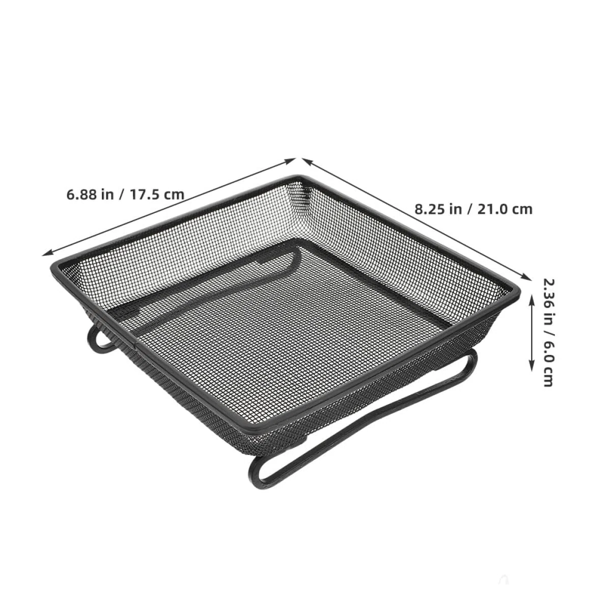 DOITOOL Mangiatoia Uccelli Selvatici da Terra in Acciaio Inossidabile Resistente alle Intemperie Vassoio Quadrato in Metallo per Giardino Esterno e Cortile