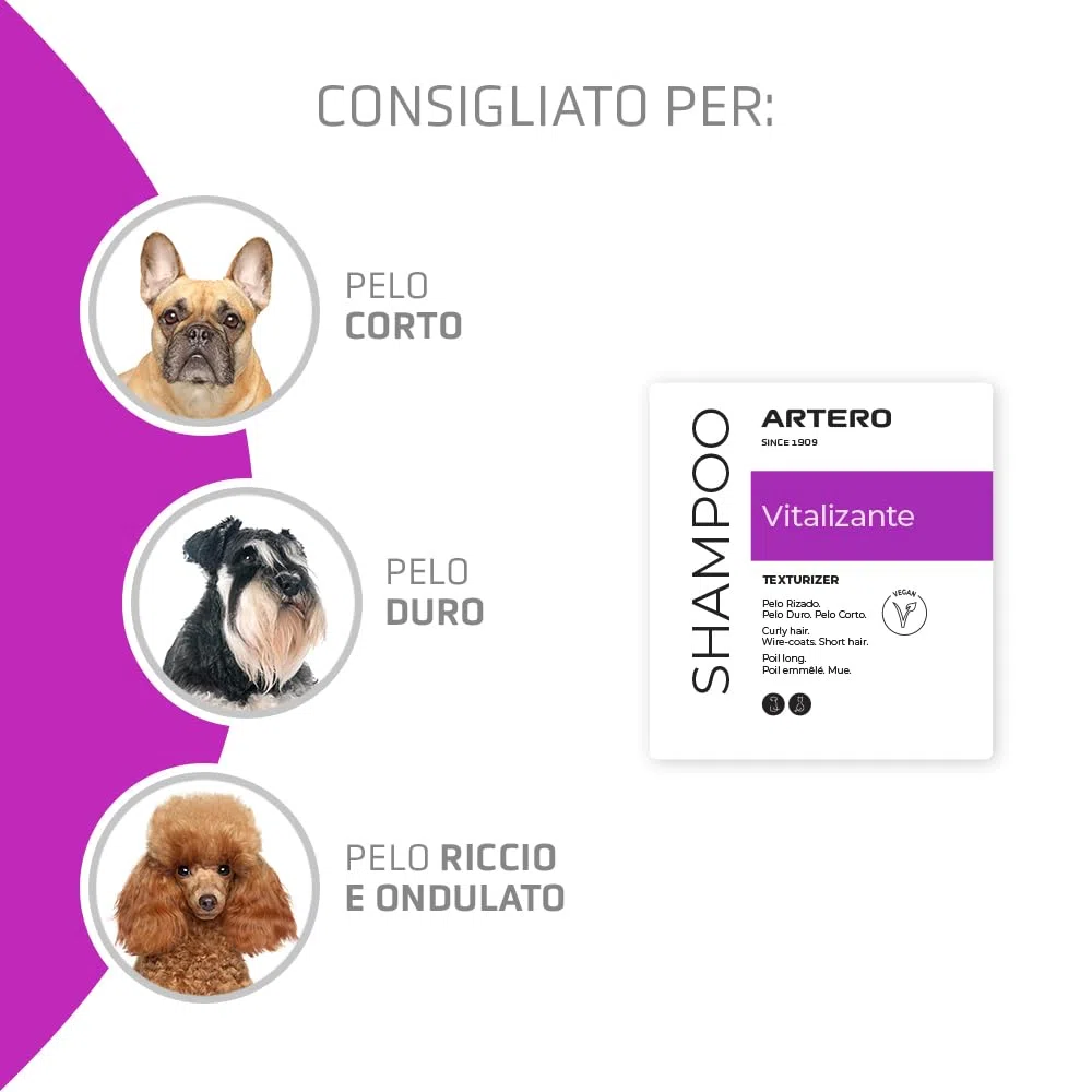 Artero Vitalizante. Shampoo per Cani