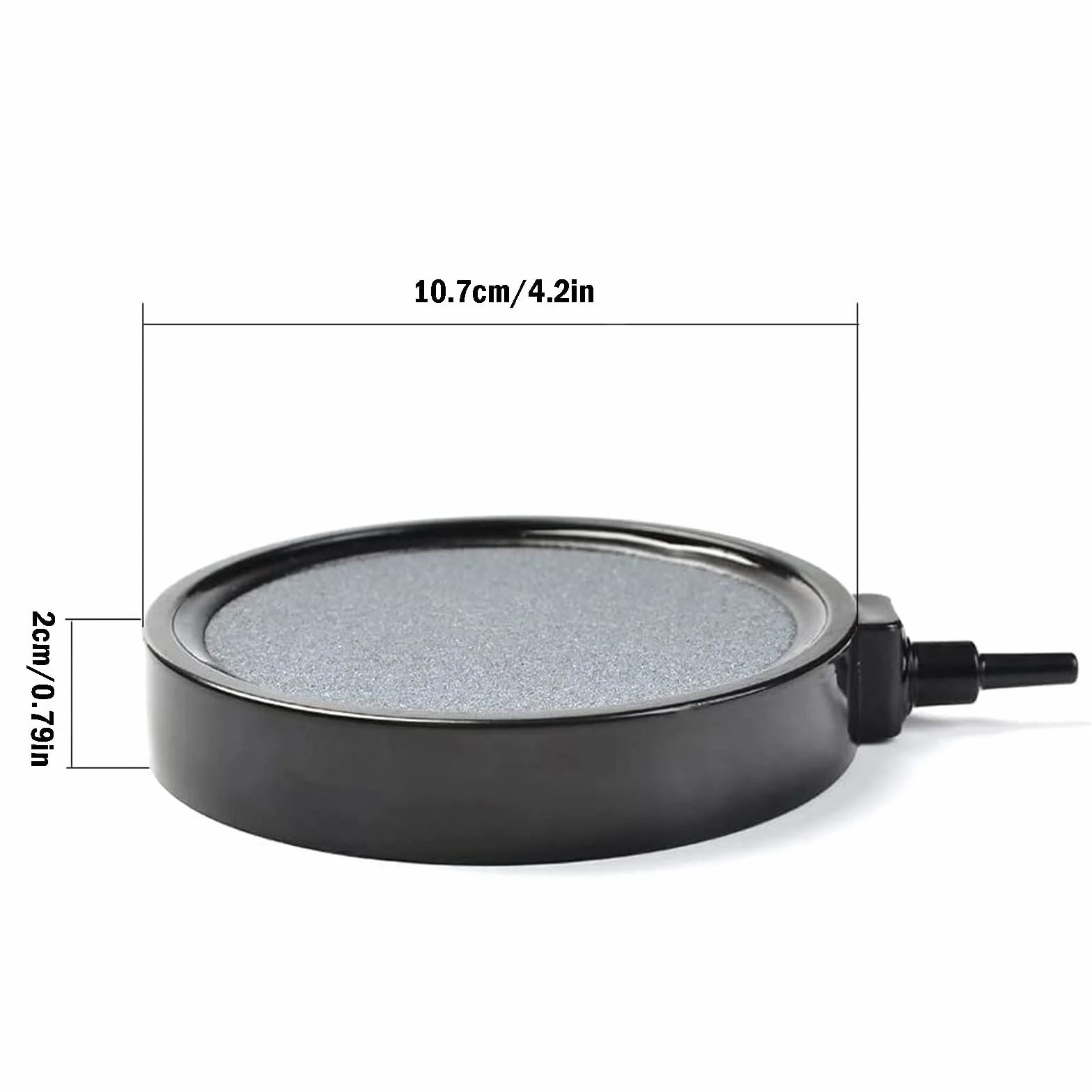 2 Pezzi Pietra d'Aria per Laghetti, Pietra ad Aria per Acquario, Tubo Flessibile da 4 mm / 8 mm Collegabile, per Laghetti, Acquari e Acquari