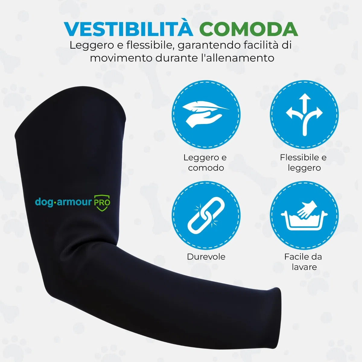 Manica da Addestramento in Neoprene per Cani – Resistente ai Morsi, Durevole e Leggera – Ideale per Cani K9, da Polizia e Sportivi – Protezione per il Braccio
