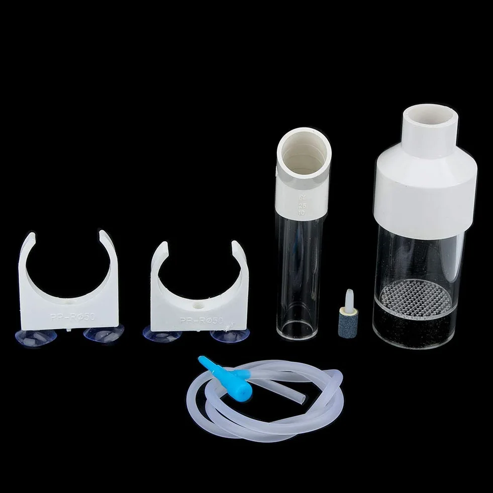 Generic Incubatrice per Vivaio di Pesci in Acrilico 25 Cm X 50 Mm per Bicchiere per Ciclidi D'Acquario, Vivaio per Uova Trasparente per Acquario di Allevamento di Pesci