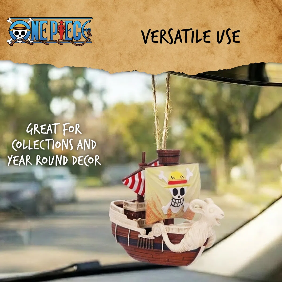 One Piece Going Merry - Ornamento da appendere