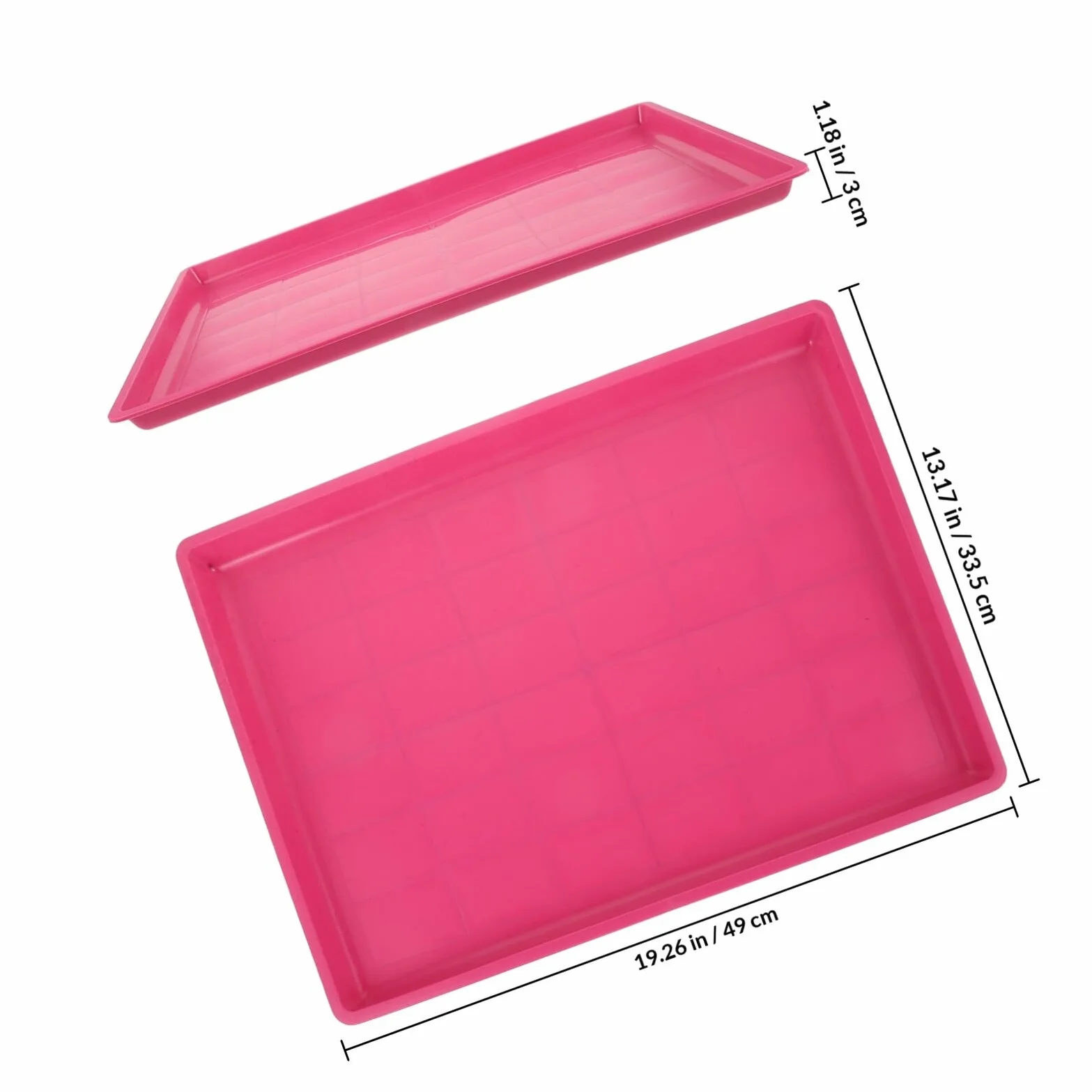 BESPORTBLE Vassoio Design Stabile e Semplice in Resistente Fondo Liscio e Robusto per per per Cani e Conigli Adatto per Uso Domestico e Giardino