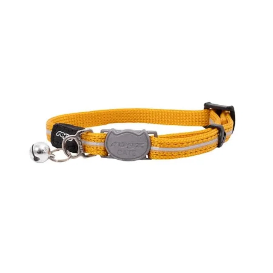 Rogz Alleycat Safeloc Collare Oro - S