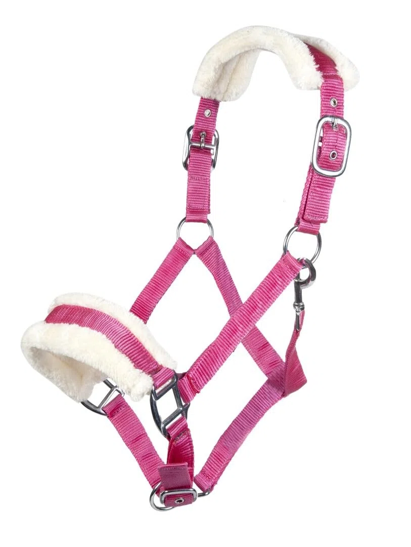 Cavezza con imbottitura in peluche, 1072, colore magenta