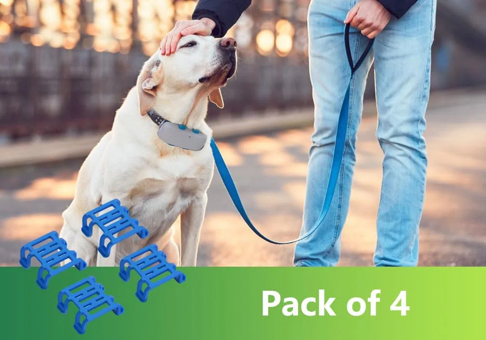Bouge Clip in gomma per cani, compatibile con Tracti GPS Dog Location Tracker Activity Tracker, clip di ricambio in gomma, confezione da 4