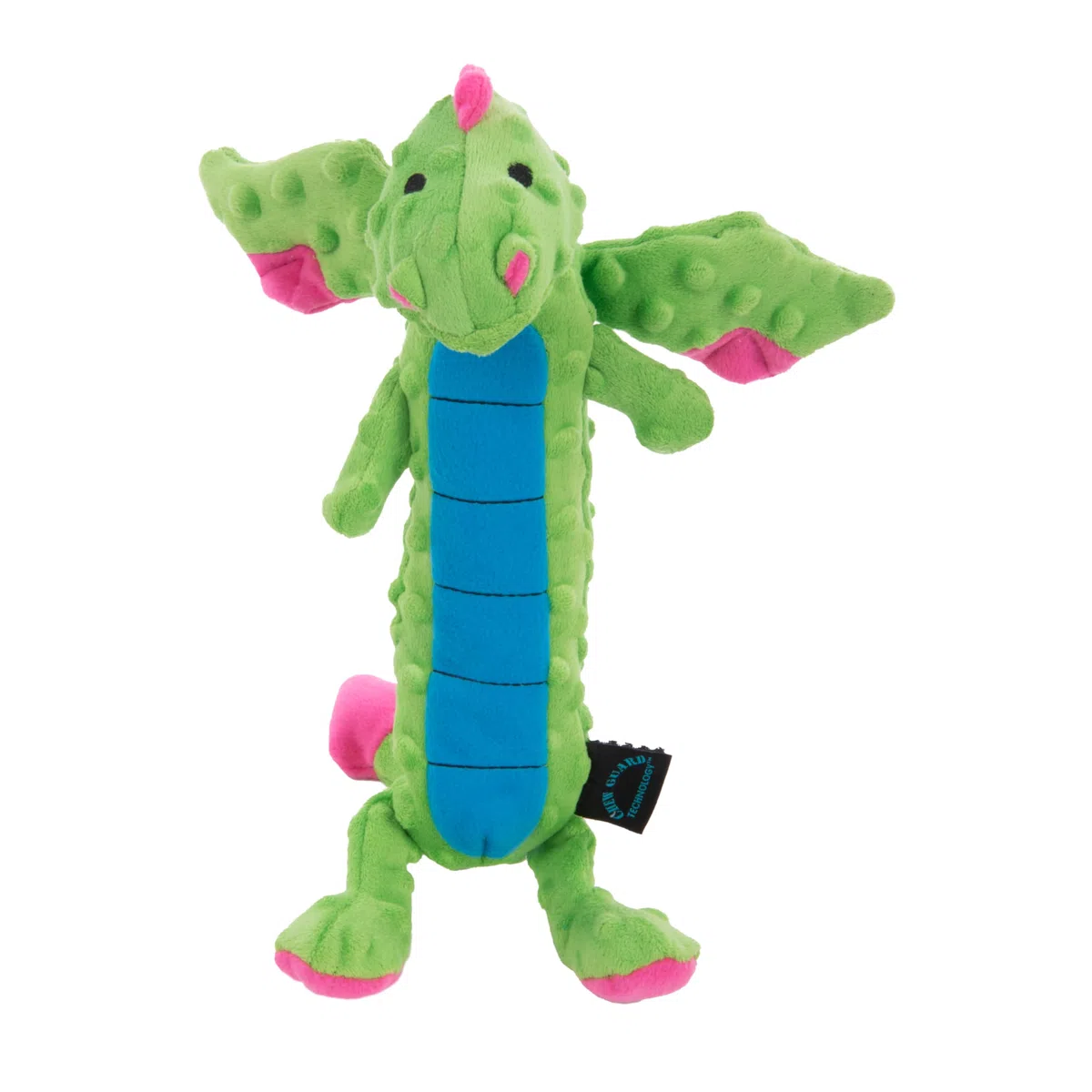 goDog Skinny Dragons with Chew Guard Tough Plush Dog Toys