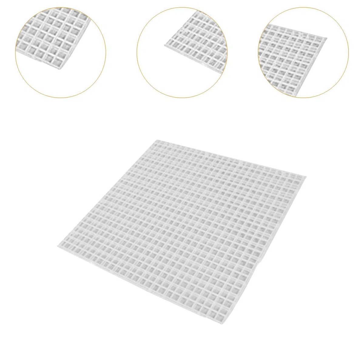 perfk Coperchio divisorio Anti-Salto per Acquario, Facile da installare, Coperchio di separazione del Filtro per Acquario, Vassoio Inferiore Multifunzionale, Chiaro, 30x30x1cm