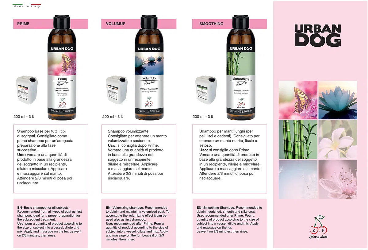 URBAN DOG Love Profumo Cani 100 ml – Fragranza Delicata Deodorante per Pelo Cane, Ideale per Manto Morbido, Fresco e Luminoso