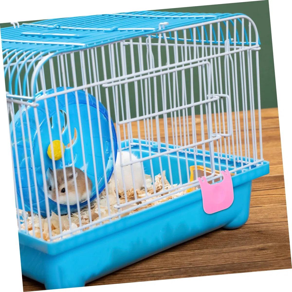 BESTonZON 8 Pezzi Clip per Gabbia in Pp per Piccoli Animali come Conigli e Criceti, Fibbie di Fissaggio Affidabili una Struttura Stabile della Gabbia Rosa
