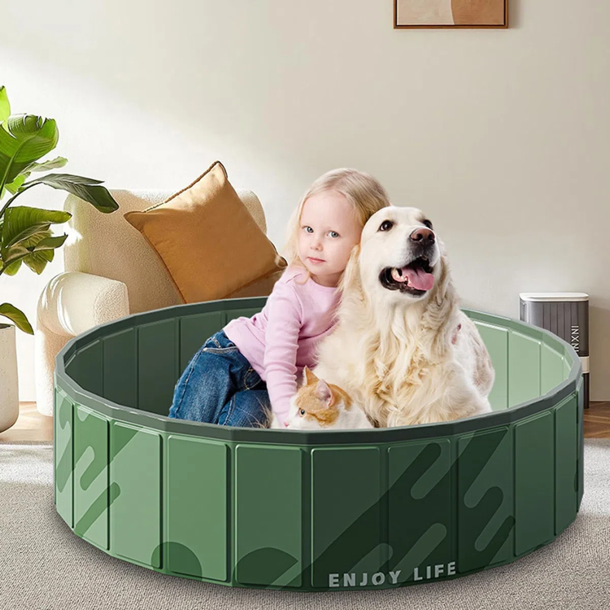 piscine per cani di taglia grossa,piscina x cani taglia media,piscina per cani plastica dura,piscina di plastica rigida per cani grandi,planschbecken hund,pet pool,vasca per bambini e cani-B||80CM