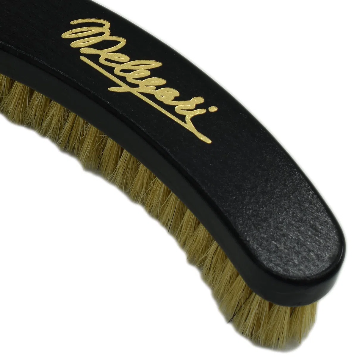 MELEGARI Spazzola per Cappelli in Legno Naturale con scatoletta