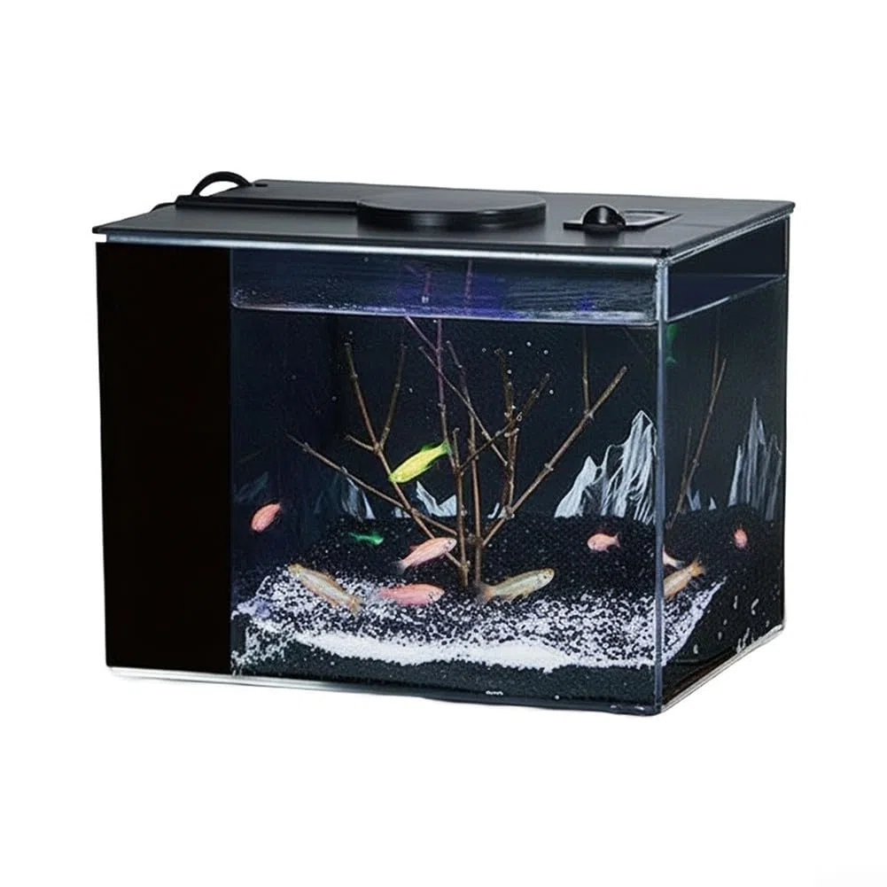 Acquario ecologico con sistema di auto-circolazione da 160L/H con funzione Wave Making e regolazione della luminosità multilivello (S)