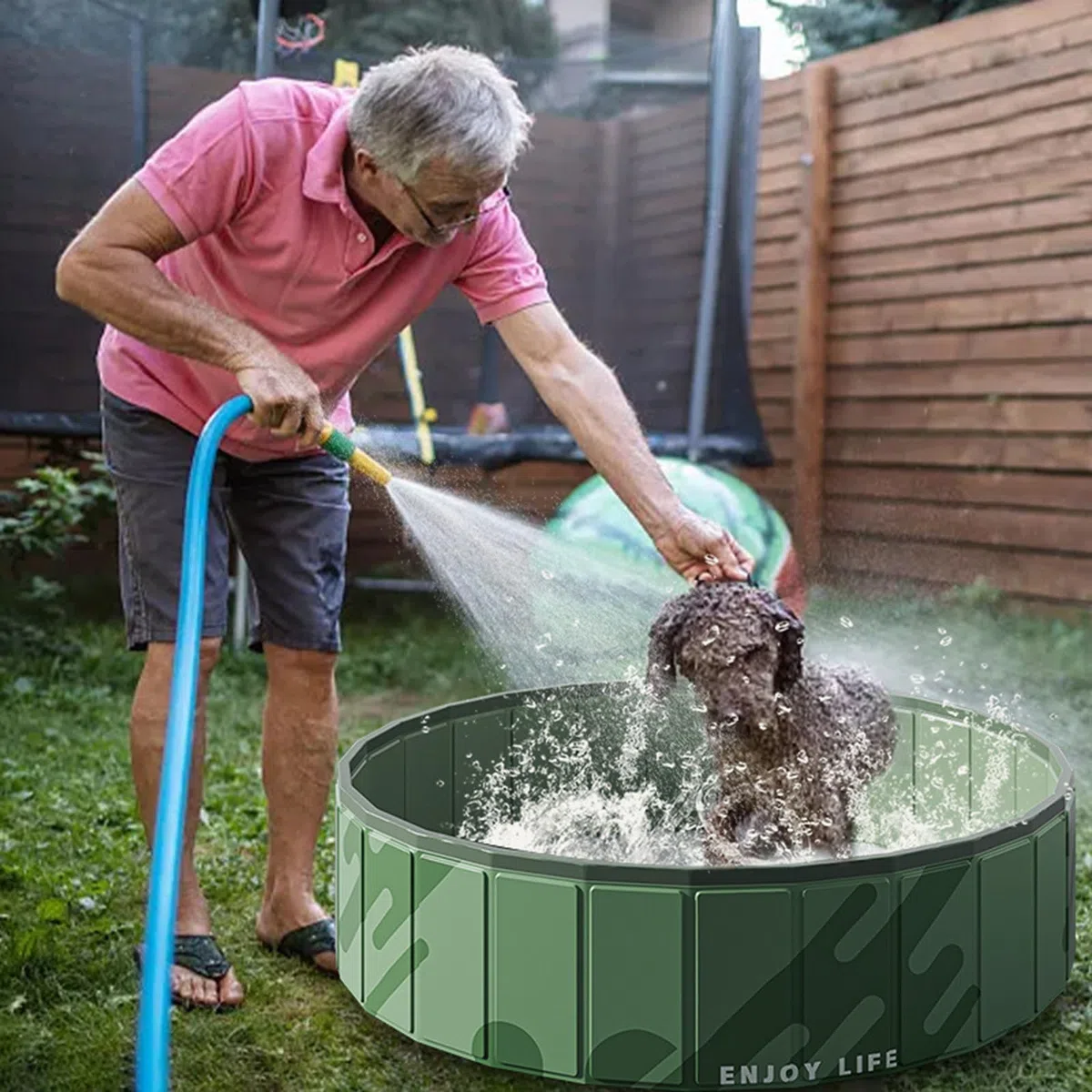 piscine per cani di taglia grossa,piscina x cani taglia media,piscina per cani plastica dura,piscina di plastica rigida per cani grandi,planschbecken hund,pet pool,vasca per bambini e cani-B||80CM