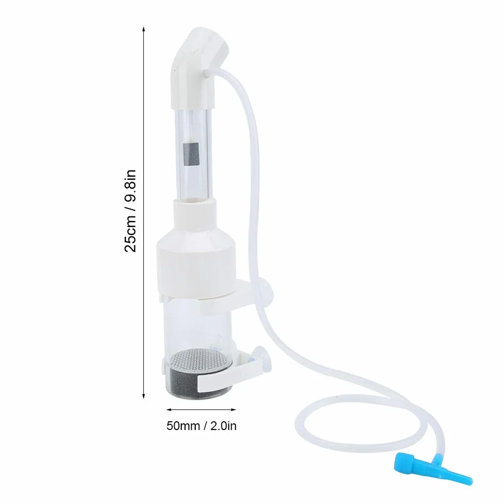 Generic Incubatrice per Vivaio di Pesci in Acrilico 25 Cm X 50 Mm per Bicchiere per Ciclidi D'Acquario, Vivaio per Uova Trasparente per Acquario di Allevamento di Pesci