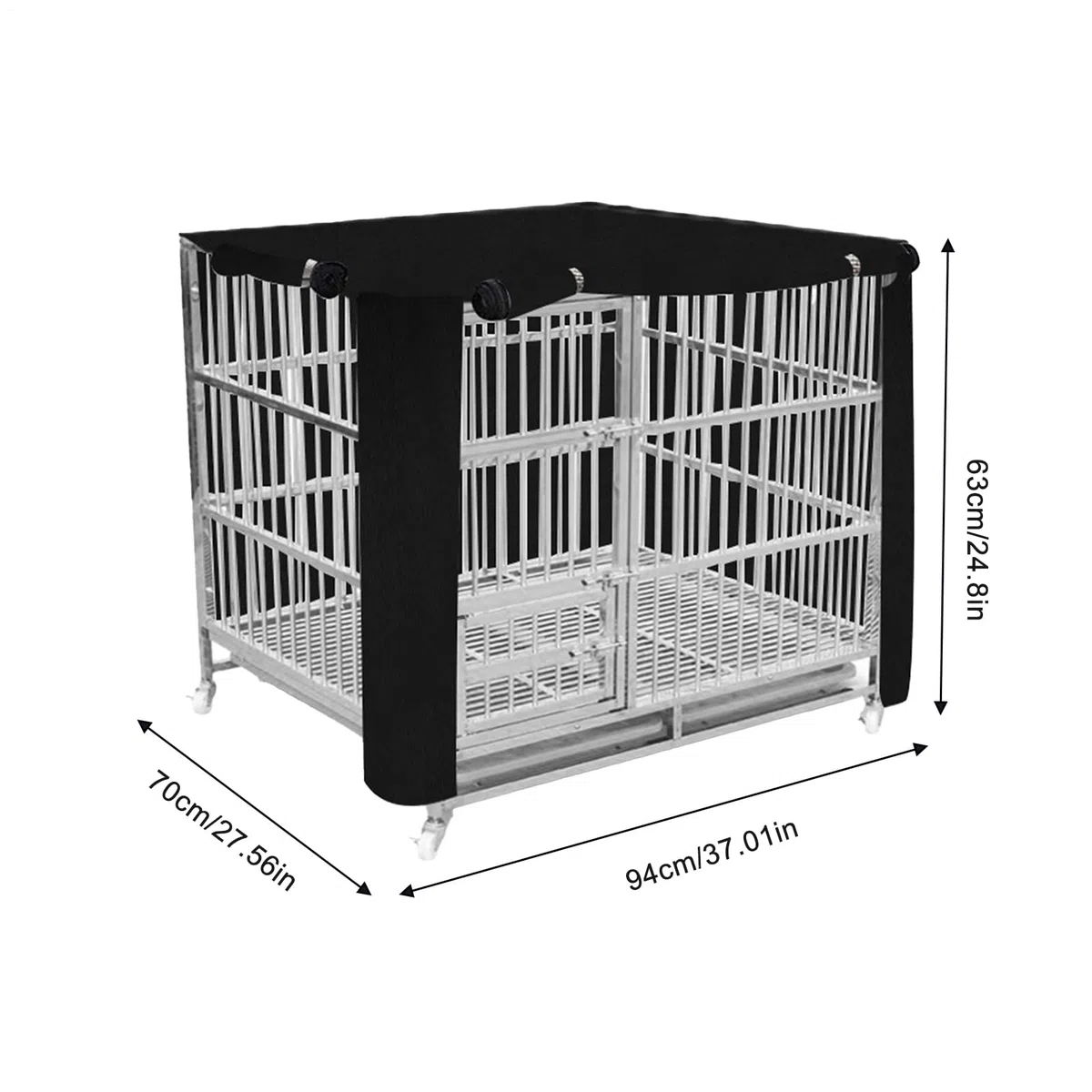 Copertura Per Gabbia Per Cani Taglia Media,Protezione Per Cuccia | Copertura Multifunzionale Traspirante con Blocco UV per Viaggi, Campeggio, Interno ed Esterno