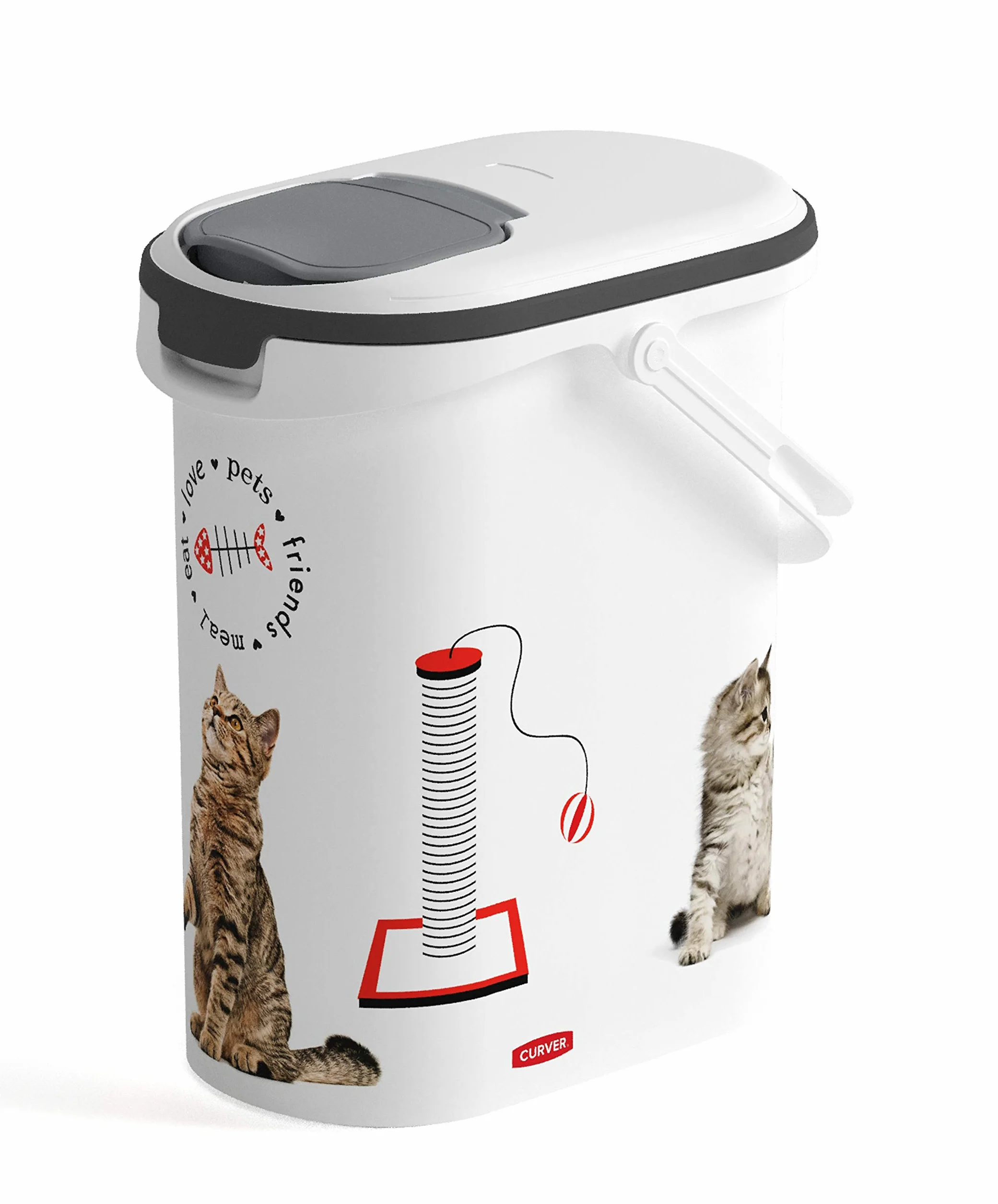 Curver Contenitore per Alimenti, Gatto, 4 kg