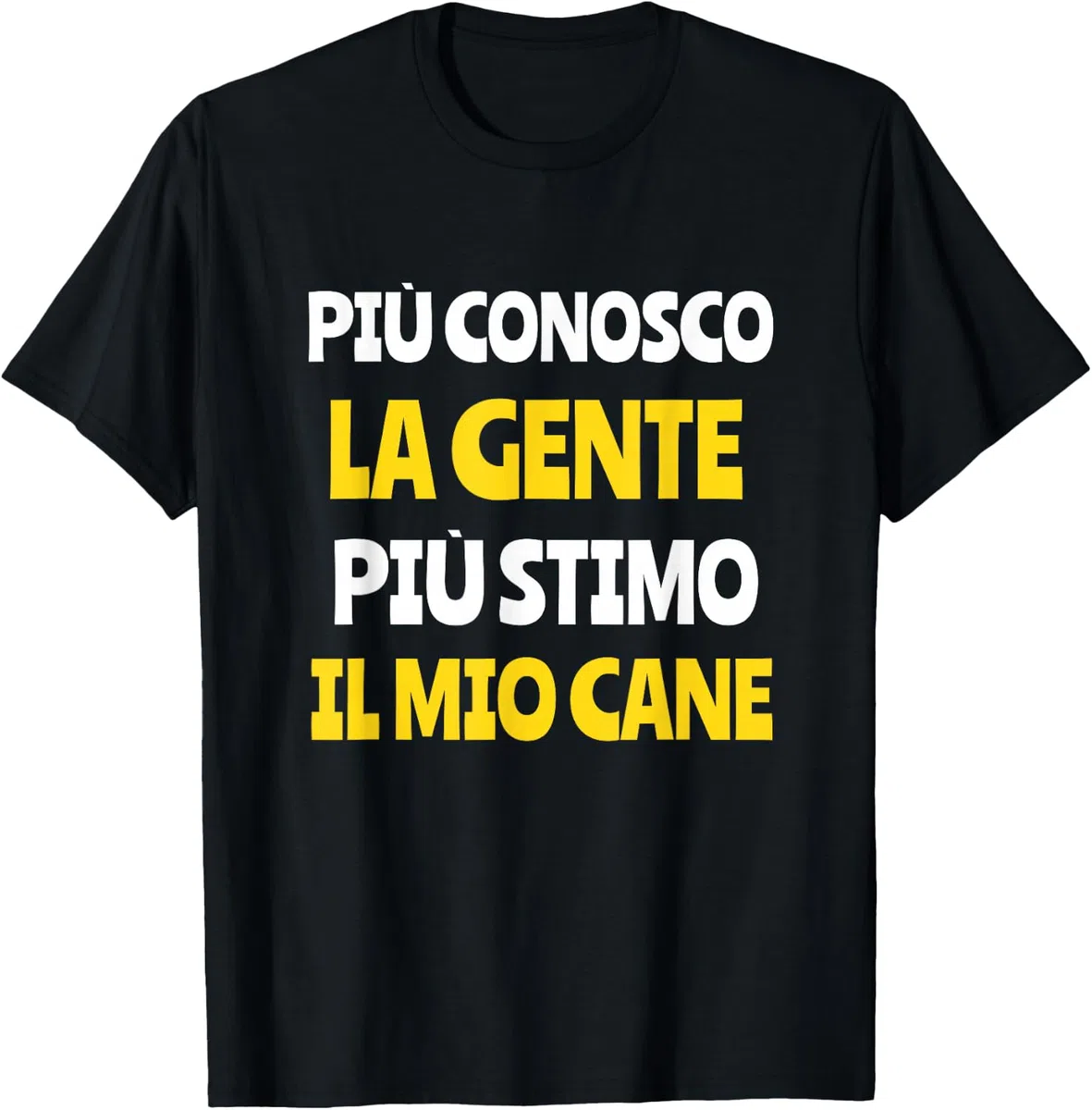 Scritte Divertenti Cani Regalo Uomo Donna Stimo Il Mio Cane Maglietta