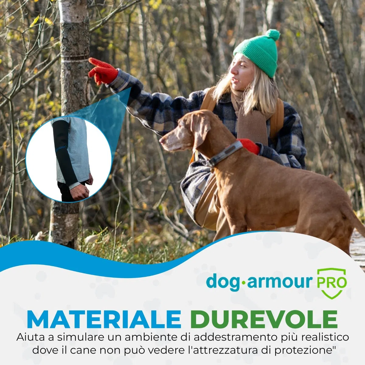 Manica da Addestramento in Neoprene per Cani – Resistente ai Morsi, Durevole e Leggera – Ideale per Cani K9, da Polizia e Sportivi – Protezione per il Braccio