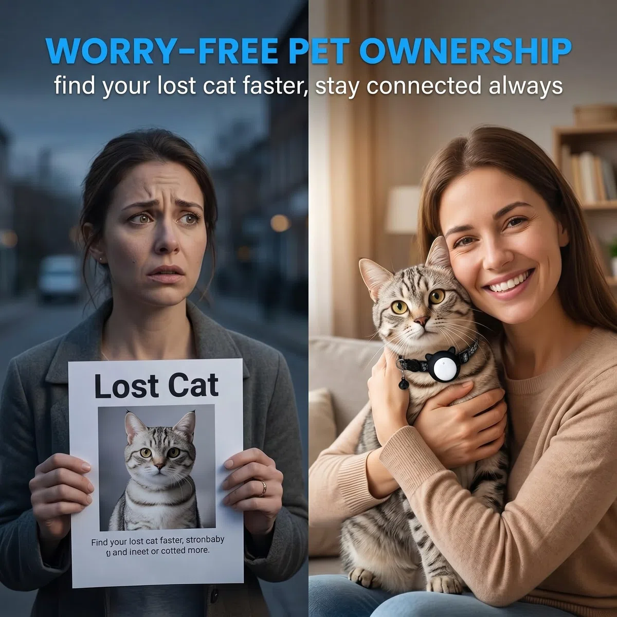 Compatibile Solo Con Ios, Nuovo Localizzatore Con Collare Gatto Gps, Impermeabile E Resistente, Per Tracciare La Posizione Degli Animali Domestici