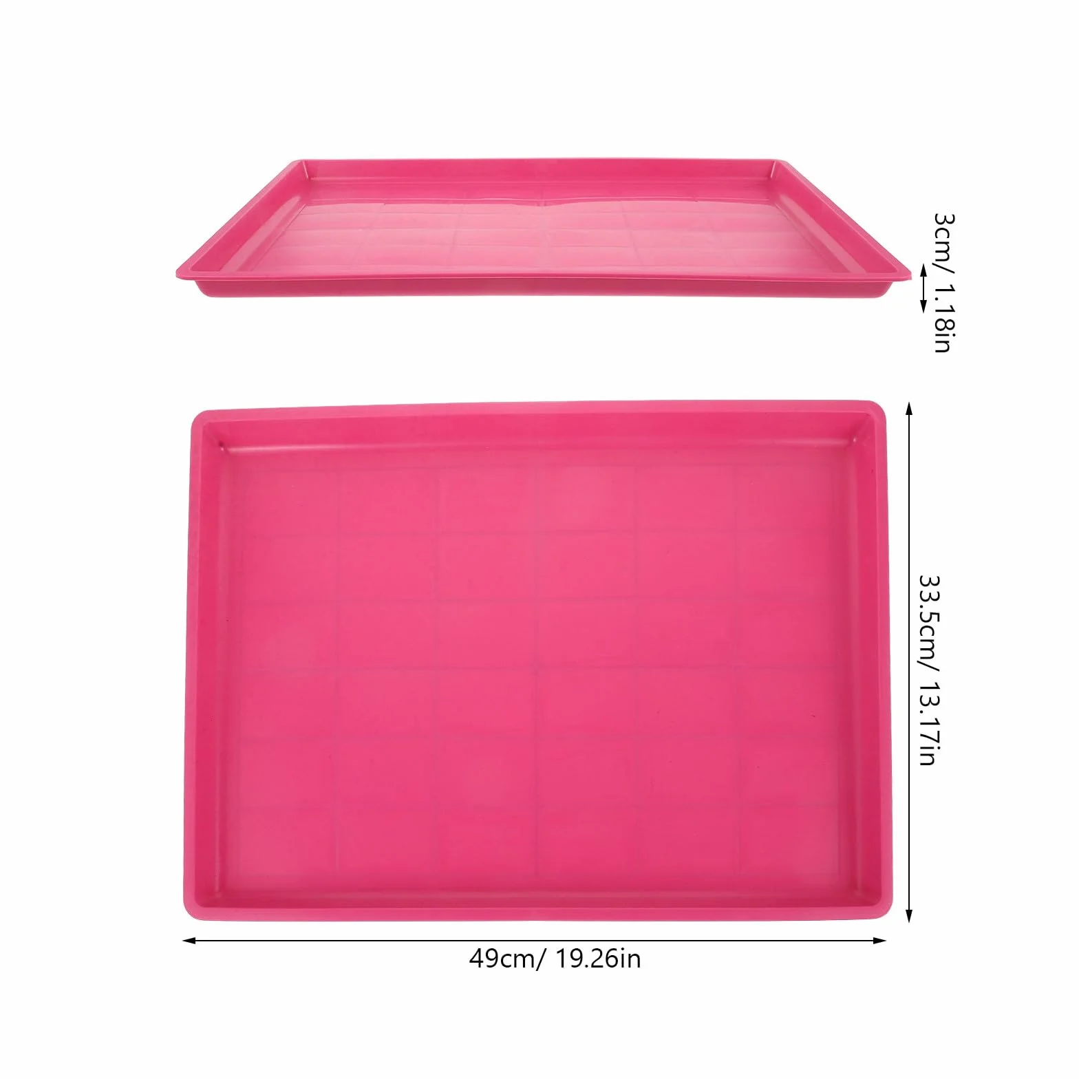 BESPORTBLE Vassoio Design Stabile e Semplice in Resistente Fondo Liscio e Robusto per per per Cani e Conigli Adatto per Uso Domestico e Giardino