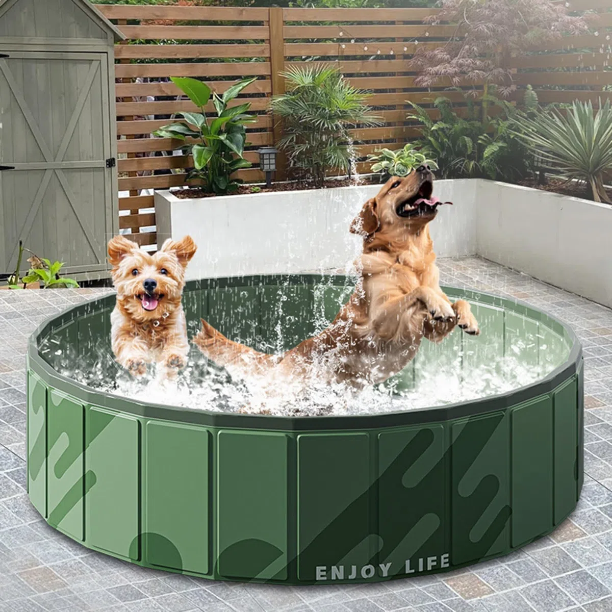 piscine per cani di taglia grossa,piscina x cani taglia media,piscina per cani plastica dura,piscina di plastica rigida per cani grandi,planschbecken hund,pet pool,vasca per bambini e cani-B||80CM