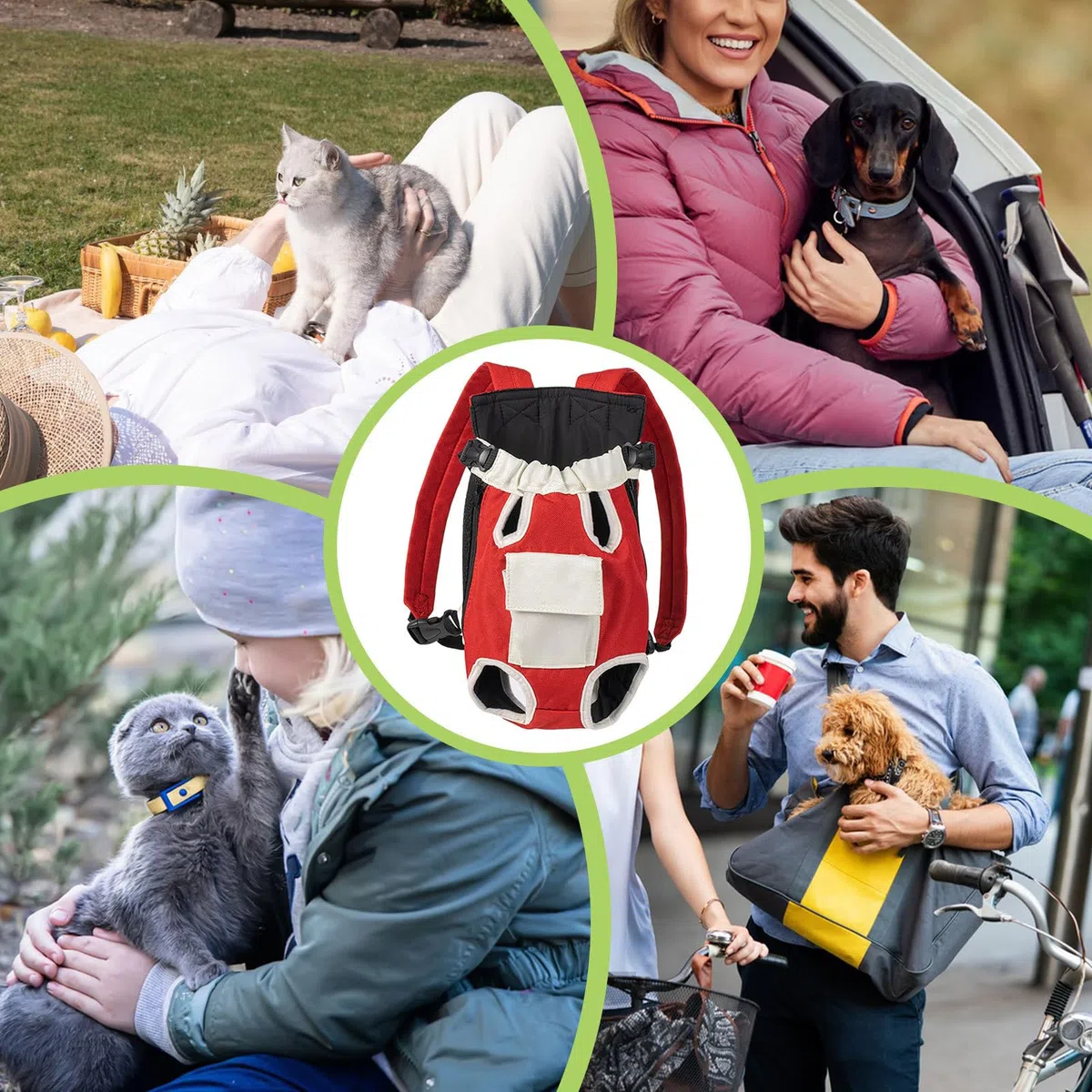 Cat Backpack Carrier, Carrier per zaino per animali domestici - Sacca da viaggio per gambe regolabili per gatto | Accessori per cuccioli portatili per piccoli cani medium, forniture per animali domest