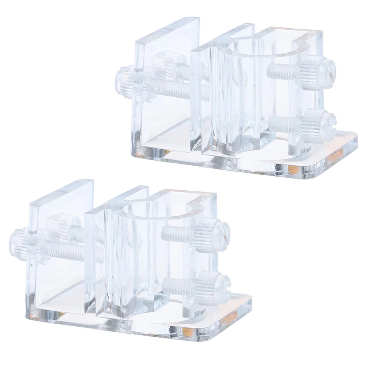Supporto per Tubo per Acquario Clip di Fissaggio Morsetto del Supporto della Clip Tubo dell'acquario Morsetti per Tubi Flessibile Trasparente Per Serbatoio di Pesce Per Tubo da 12-16 mm Dia 2 Pezzi