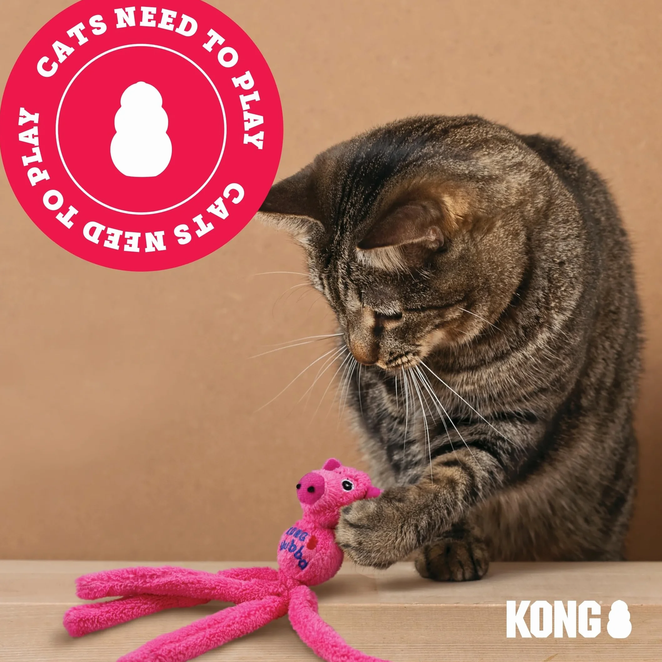 KONG - Cat ZoomGroom - Morbida spazzola in gomma per toelettatura e massaggi per gatti
