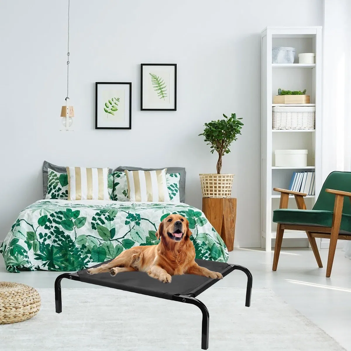 Abaodam Copertura Telo Brandina Cane 109X75 Pollici Lavabile in Oxford Traspirante Resistente Antiumidità Per Uso Esterno E Interno Animali Domestici