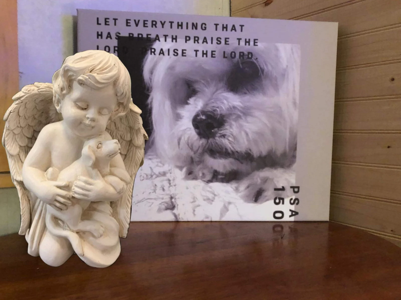 Statua commemorativa con cane, per interni ed esterni, 17,8 cm