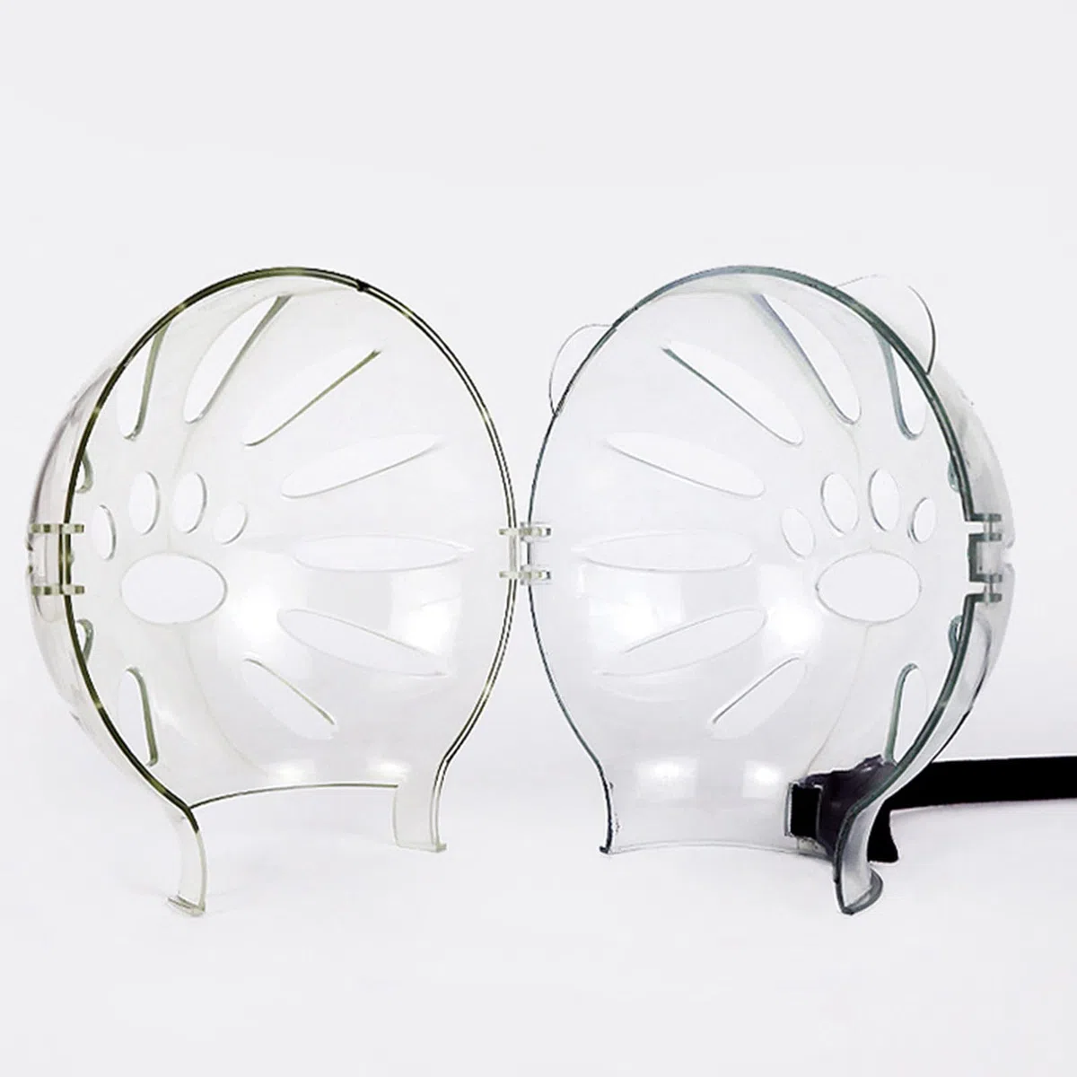 Casco per il recupero degli animali domestici, anti-leccato/anti-morso, traspirante, casco per la toelettatura del gatto