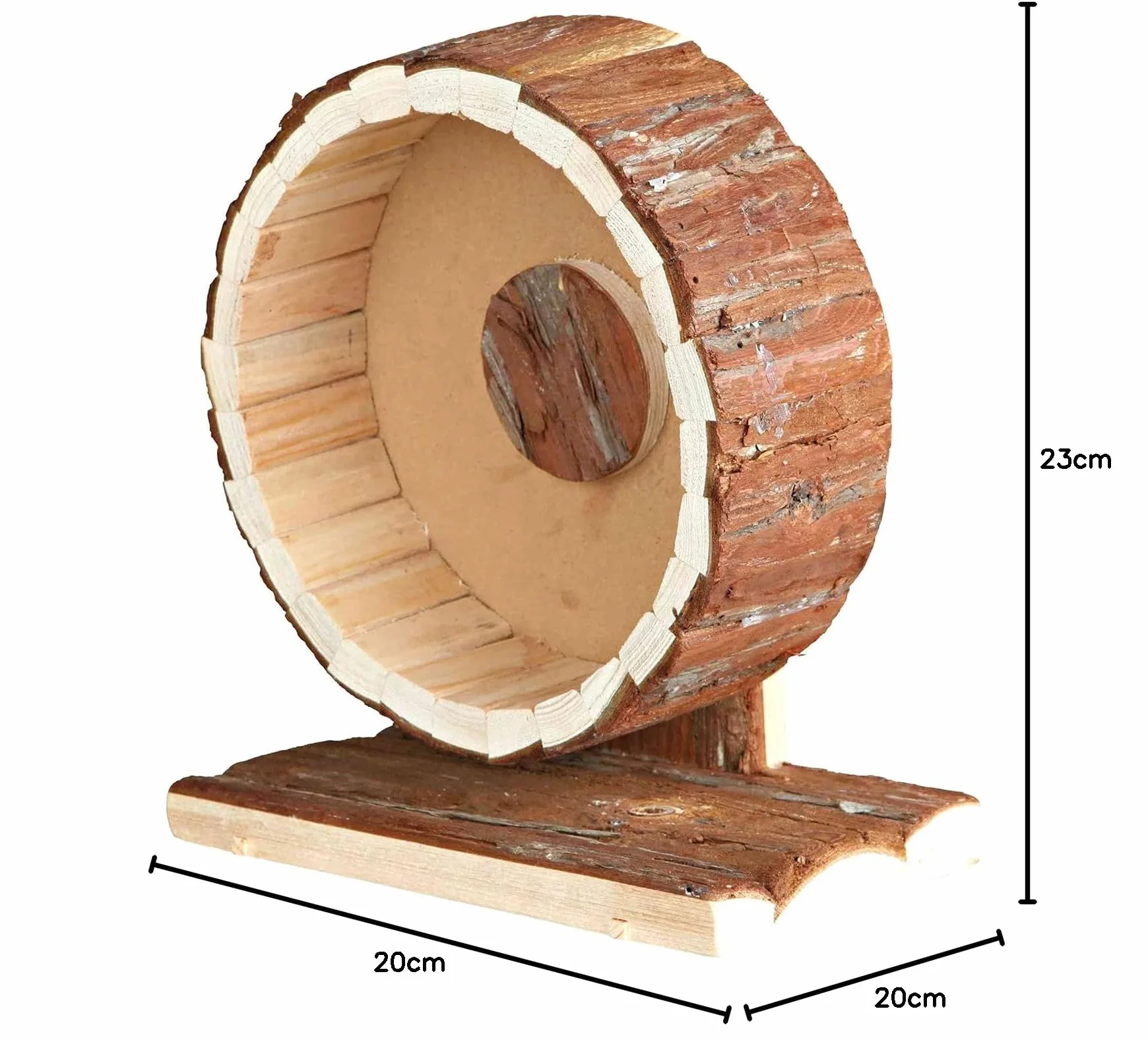 Trixie Natural Living - Ruota per Esercizi, Diametro 20 cm