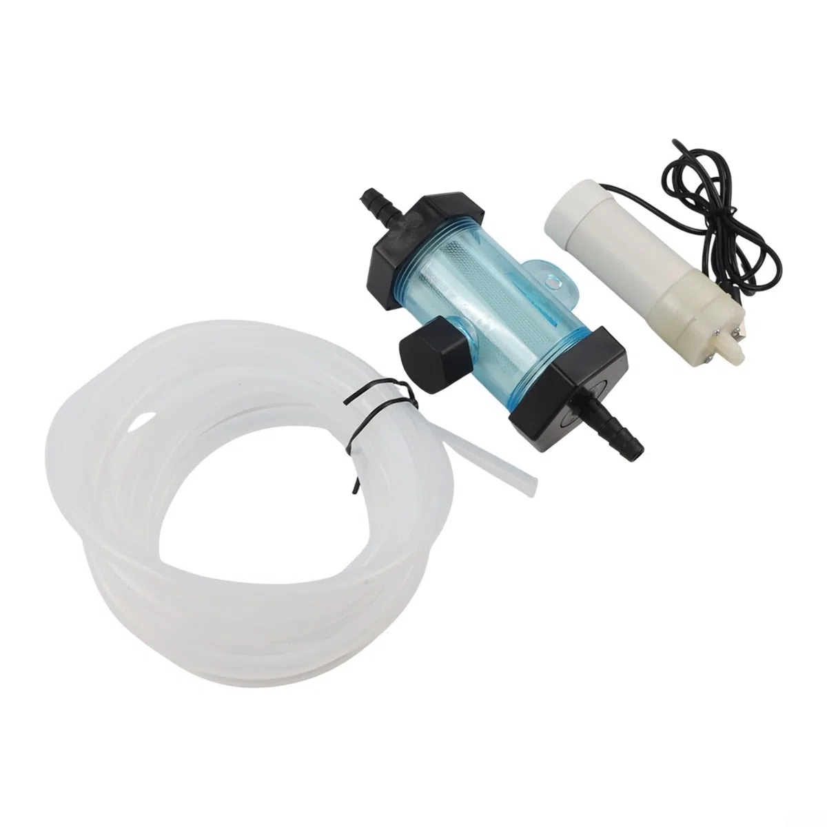 Acquario elettrico per ghiaia Cleaner USB pompa a sifone automatico per acquario, pulizia efficiente, include filtro tubo in silicone, lunghezze multiple per acqua dolce e salata (2 metri)