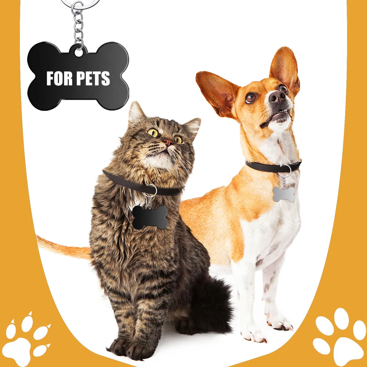 Medaglietta Cane Targhetta Cane 30 Pezzi Medaglietta Cane Personalizzata Targhetta Medaglietta Identificativa Medaglietta per Cani Vuota fai da per Animali Domestici Collare Cane Gatto