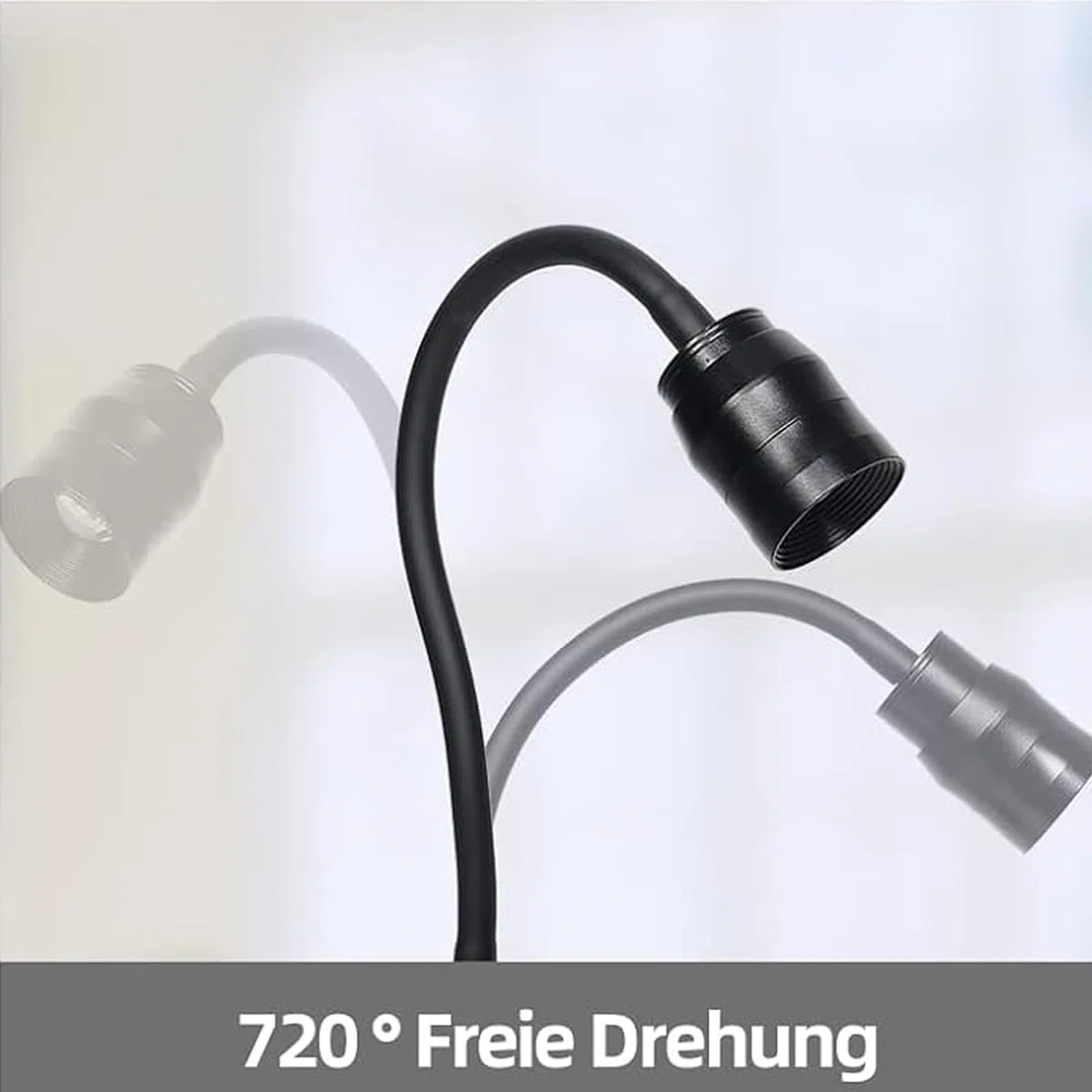GERUI Illuminazione per acquario, 10 W, con zoom a LED, alta 3 colori, lunghezza focale regolabile, resistenza alla temperatura, dissipazione rapida del calore e per acquari d'acqua dolce da 30-45 cm