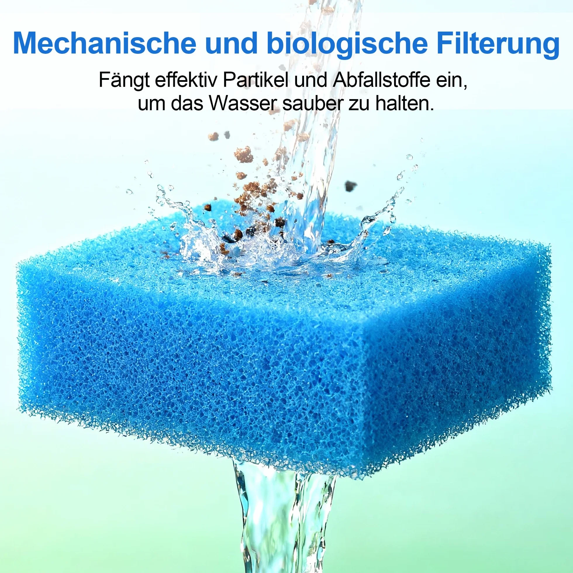16 Pezzi Spugna Filtro Acquario Compatibili con Juwel Bioflow M/3.0, Set di Filtri Accessori Acquario Includere Carbone Attivo/Biologico/Grana Grossa/Grana Fine,Spugna Filtrante per Juwel Compact
