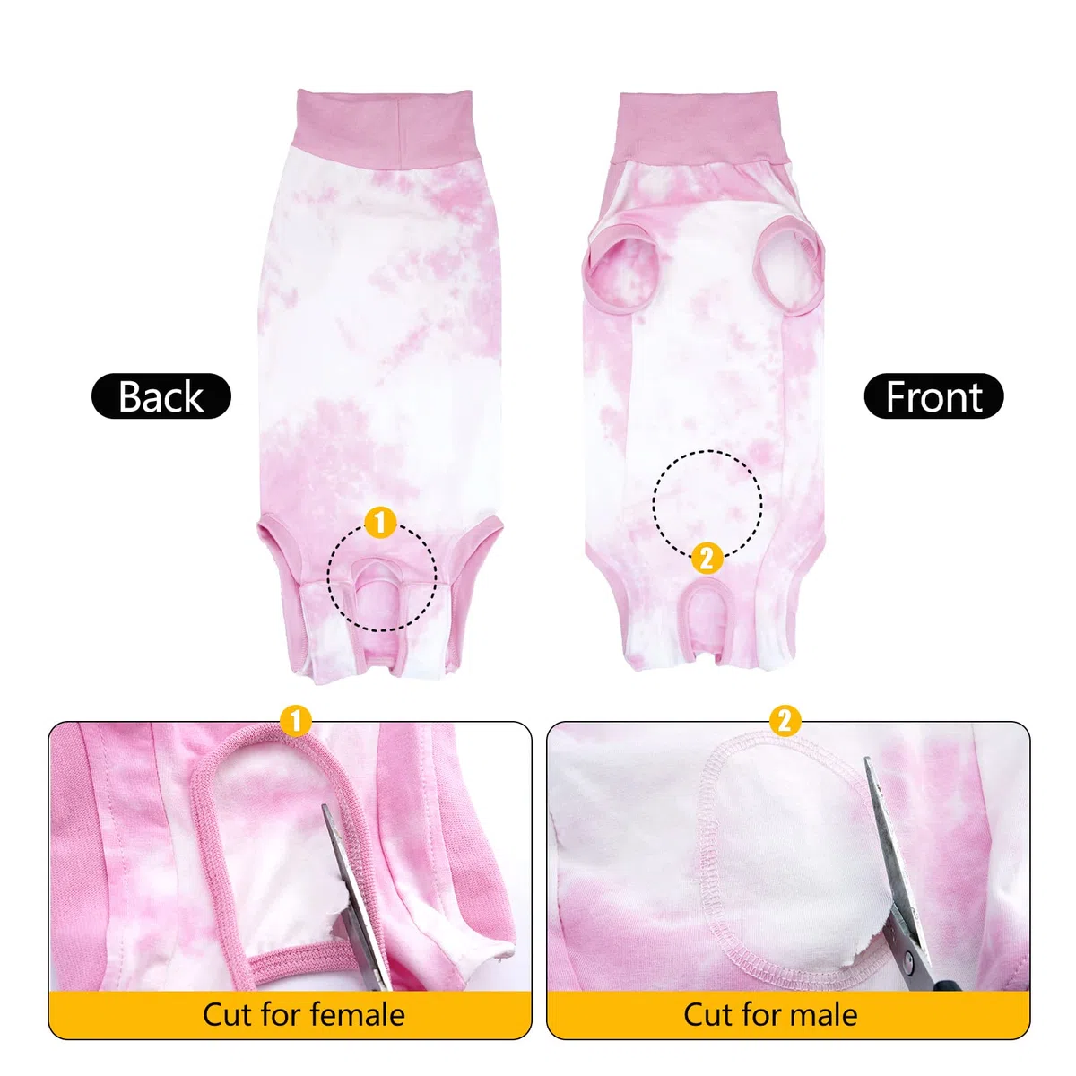 LIANZIMAU Body Cane Post Operatorio Maschio Tuta Post Operatoria Cane Femmina Tuta Cane Chirurgica per Cani Alternativa Collari Protettivi e coni per Cani Recupero Cane