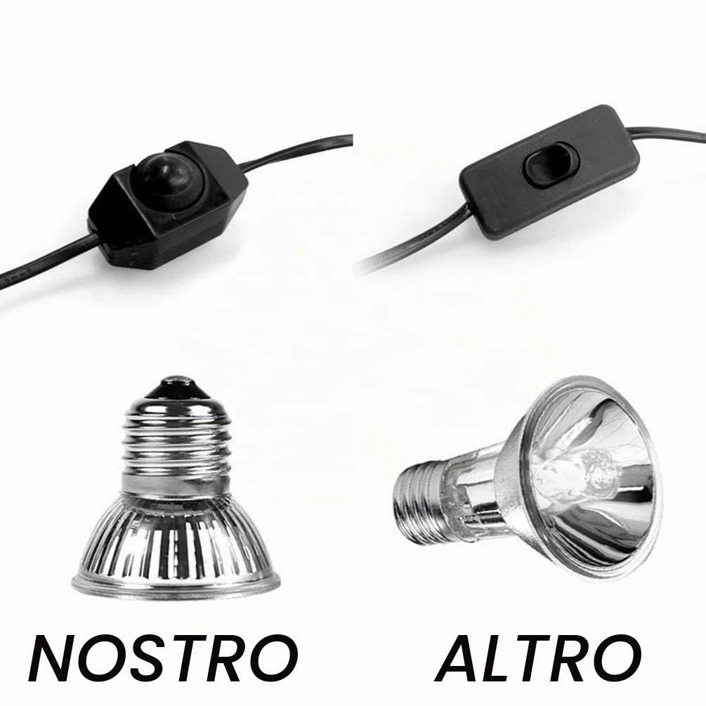 LEDGLE Lampada Tartarughe Acqua, UVA UVB Lampada Riscaldante, Lampada Alogena Calore Retroilluminazione per Rettile, Anfibi, Tartaruga, Lucertola, Serpente, Camaleonti（25W+50W）