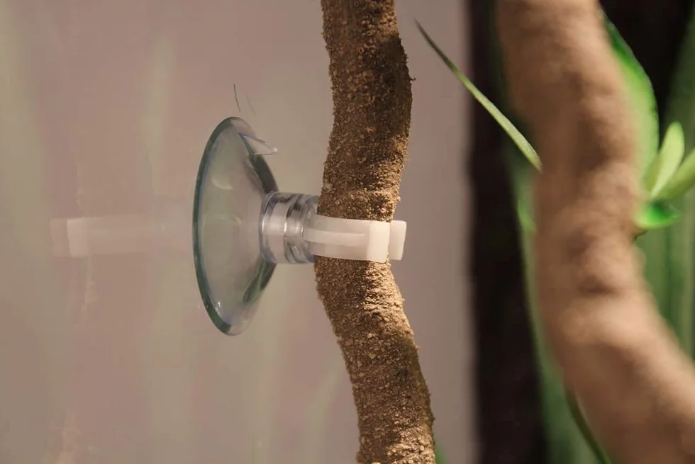 PINVNBY Amaca a forma di drago barbuto, per rettili, foglie, lucertola, habitat, accessori decorativi, rampicanti artificiali con ventose per serpenti gechi camaleonti