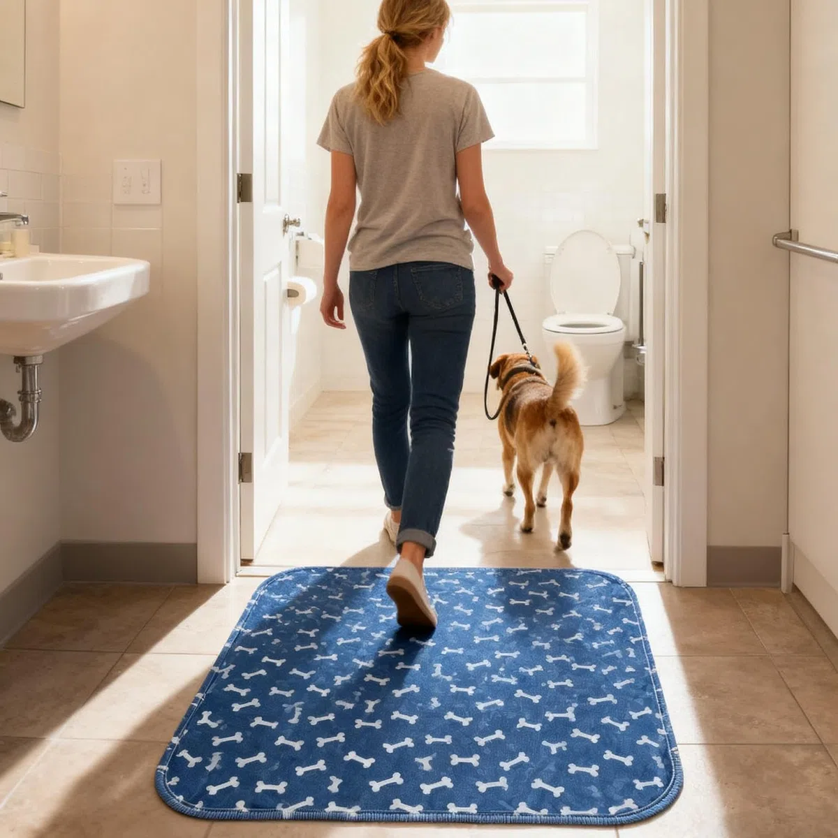 Traversine Cani, Traversine Lavabili Per Cani, Tappetini Smartpet Con Feromoni, Per Pipìs Lavabili Per Canis E Gatti, Per Addestramento Per Animali Domestici Riutilizzabile, Per Tutti I Canis
