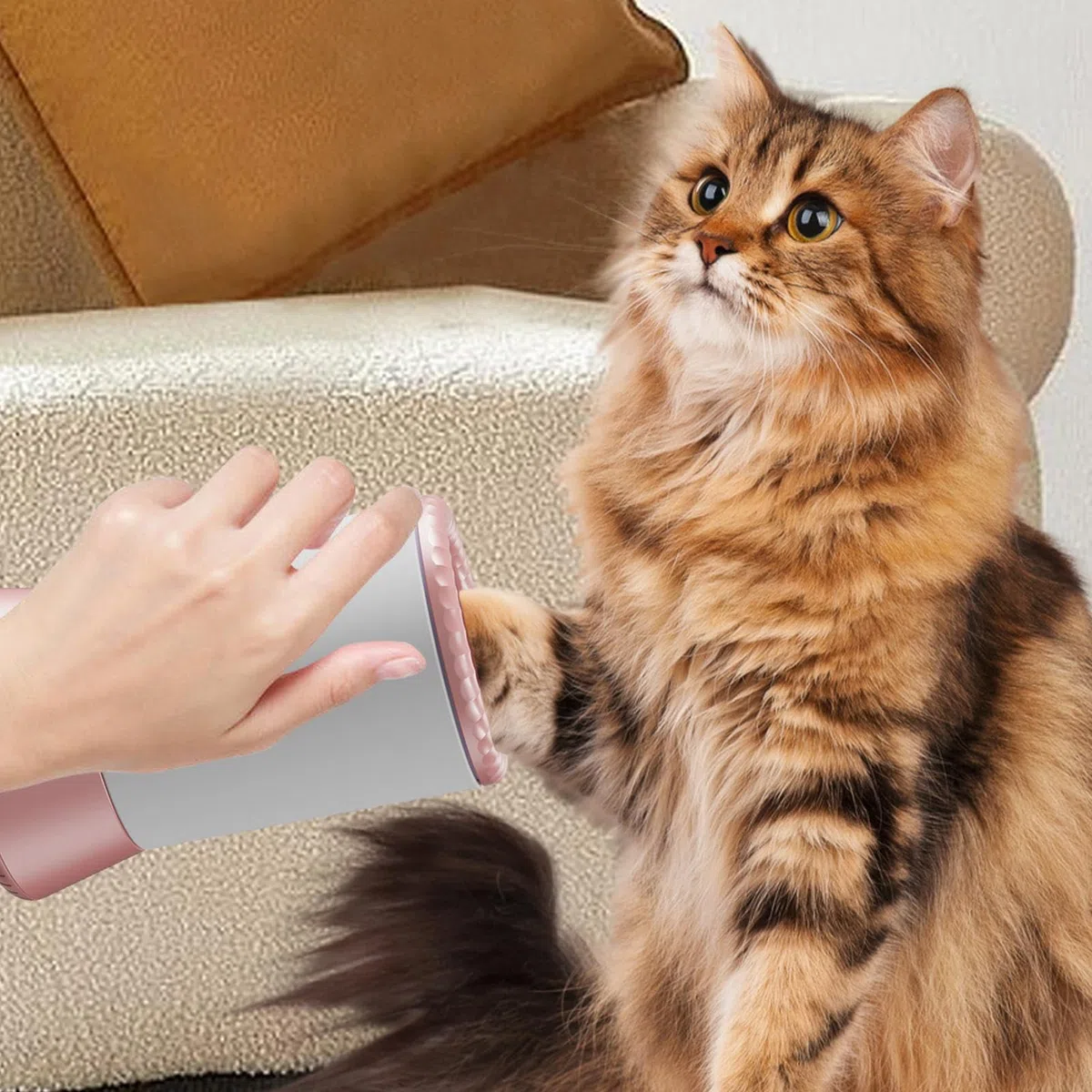 Generico Automatic Dog Paw Cleaner - USB Rechargeable Pet Foot Cleaning Cup | Dog Claw Care Cleaner for Small, Medium, And Large Dogs, Cats, Portable Grooming Tool, Fast Hygiene, Gentle Wash
