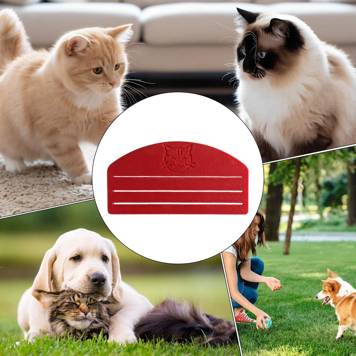 Spremi Barattoli Di Cibo Per Gatti | Distributore Di Snack Liquidi | Raschietto Sacchetti di Cibo Gatti con Motivi 3D | Accessorio per Alimentazione Domestica di Cani e Gattini