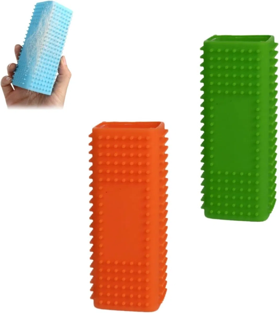 Spazzola in gomma di silicone per peli di cane e gatto su tappeti, mobili, spazzole, depilazione, animali – interni auto e tessuti | Strumento portatile riutilizzabile per rimuovere le Ep