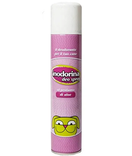 Inodorina Deo Spray al profumo di Aloe Vera - Deodorante per rinfrescare e igienizzare il manto del cane