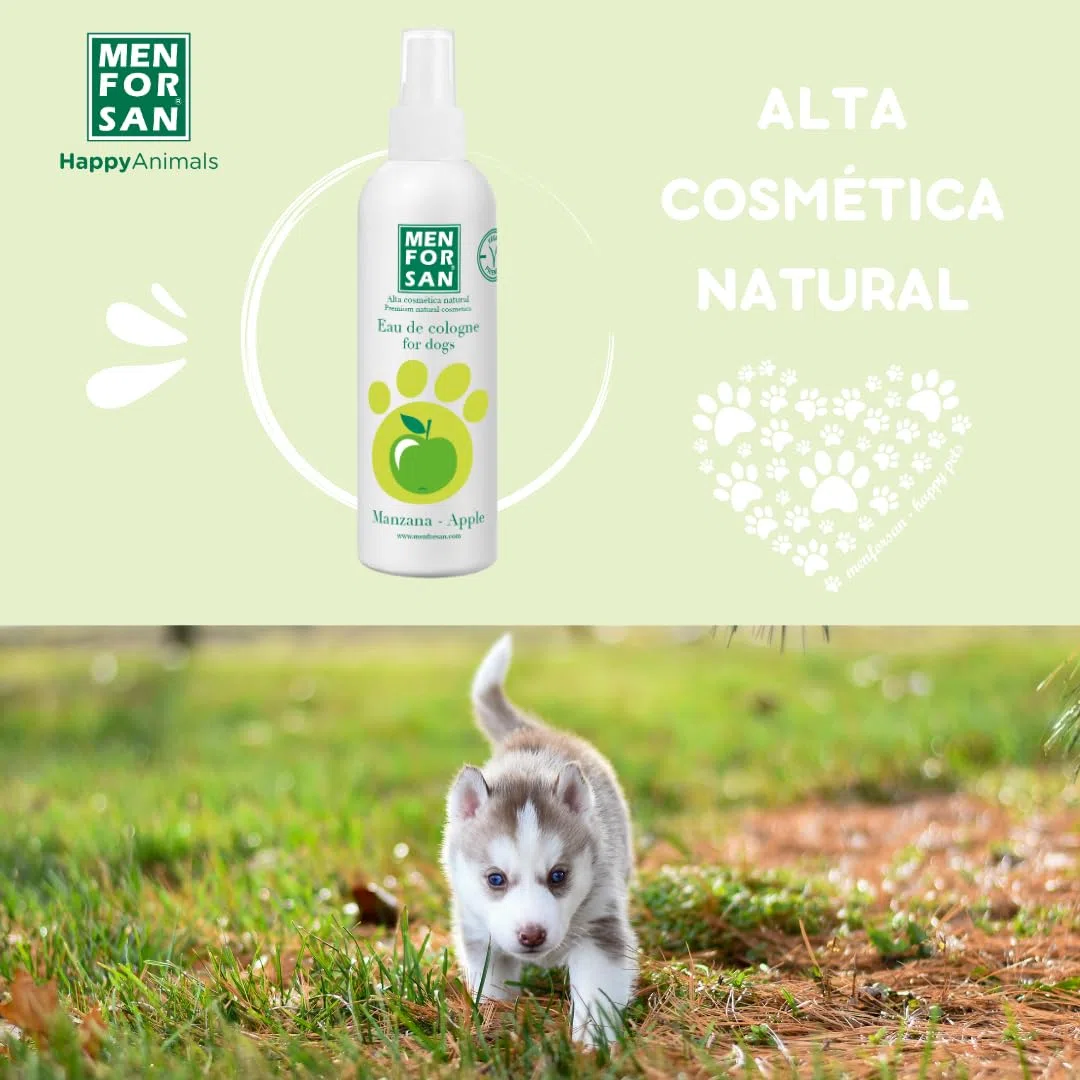 Parfum pour animaux domestiques Menforsan Chien Pomme (125 ml) EDC