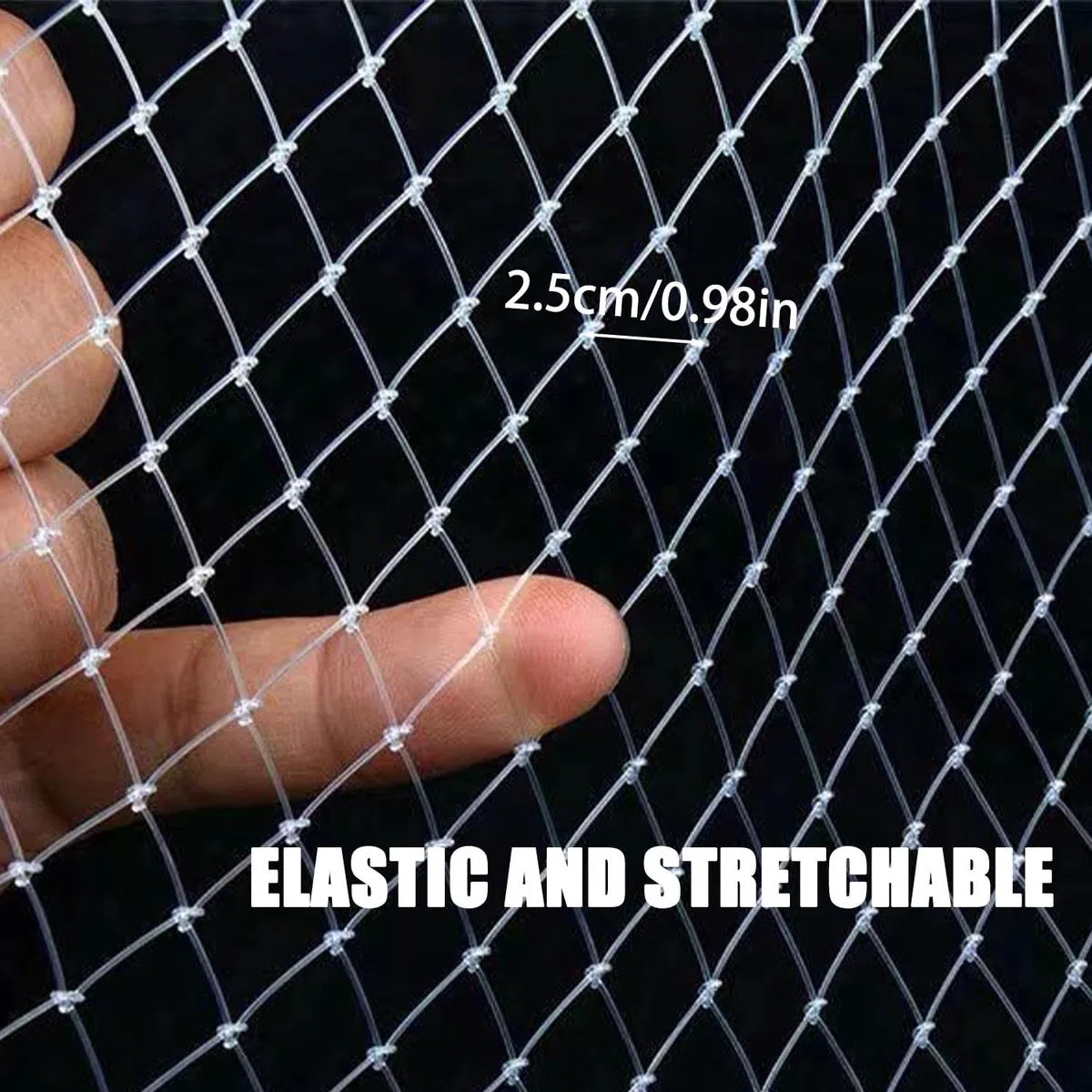 5 x 5m Rete Gatti Balcone, 2.5cm Rete per Gatti, Rete per Gatti Balcone, Rete Balcone per Gatti, Rete Gatto Adatto per Interni ed Esterni Scale Finestre Balconi Terrazze Giardini