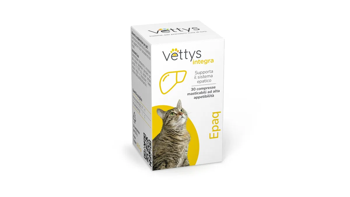 Integratore Epaq per Gatti - Supporto per il Sistema Epatico - 30 Compresse