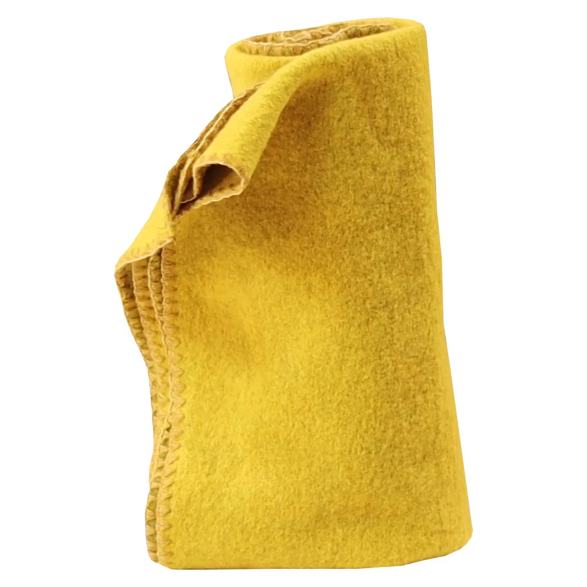 Coperta per Cani Plaid in Lana, Pelliccia, Cashmere 150x100 (Senape-Lana) | Elegante e Calda, Ideale plaid cane e gatti, Alta Qualità Made in Italy (S.L.)